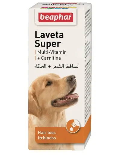 BEAPHAR Laveta Super Supliment alimentar pentru caini, impotriva caderii parului 50 ml