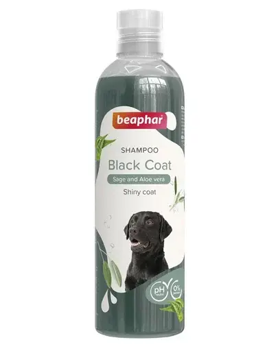 BEAPHAR Shampoo Black Coat 250 ml șampon pentru câini cu blană neagră și foarte închisă