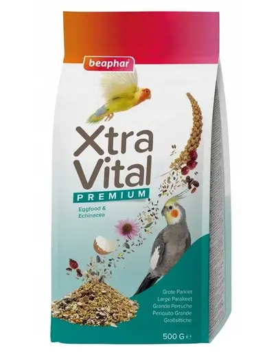 BEAPHAR XtraVital Large Parakeet 500 g hrană pentru papagalii mari