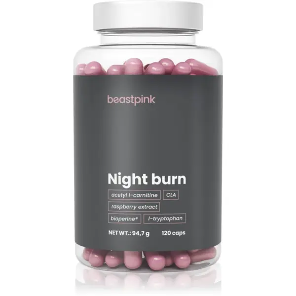 BeastPink Night Burn capsule pentru controlul greutății 94.7 g