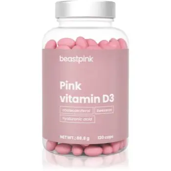 BeastPink Pink Vitamin D3 favorizează sănătatea oaselor și a dinților