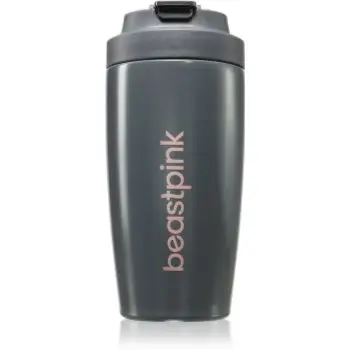 BeastPink Thermo Mug cană termoizolantă cu pai