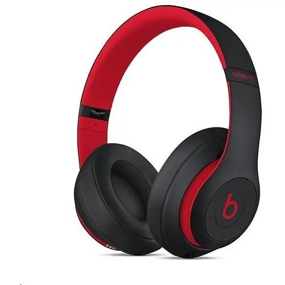 Beats Casti Over-Ear Beats Studio3 Wireless, negru-rosu