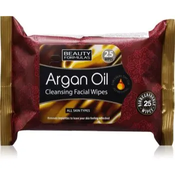 Beauty Formulas Argan Oil Servetele umede