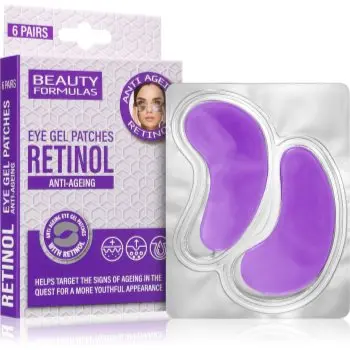 Beauty Formulas Retinol tampoane cu gel împotriva ridurilor de sub ochi cu retinol