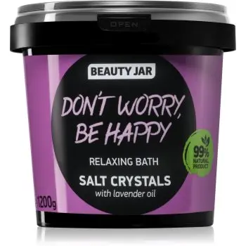 Beauty Jar Don't Worry, Be Happy sare de baie relaxanta cu esente de lavanda