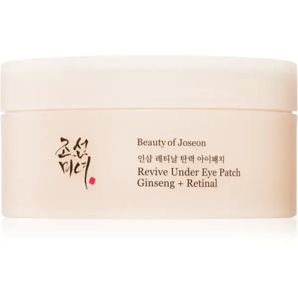 Beauty of Joseon Revive Under Eye Patch Ginseng + Retinal pernuțe din hidrogel cu efect de întărire 60 buc