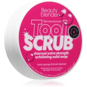 beautyblender® Tool Scrub Charcoal detergent solid pentru bureți de machiaj și pensule