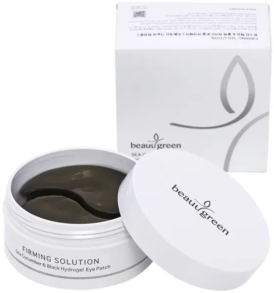 BeauuGreen Patch-uri pentru ochi Sea Cucumber & Black Hydrogel, 30 x 2 bucăți