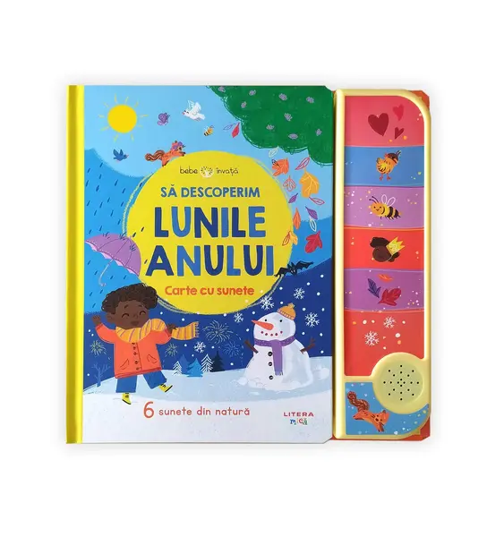 Bebe invata. Sa descoperim lunile anului. Carte cu sunete