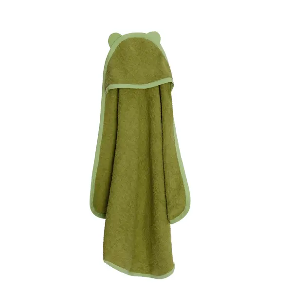 BebeHug - prosop pentru bebeluși Verde, Hands-free, frotir 100% bumbac