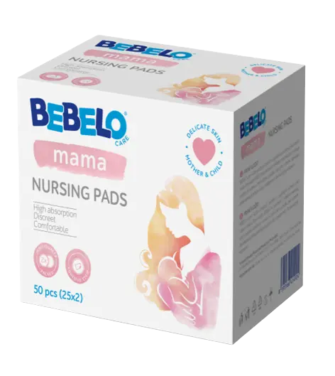 Bebelo Mama Tampoane pentru san, 50 bucati​
