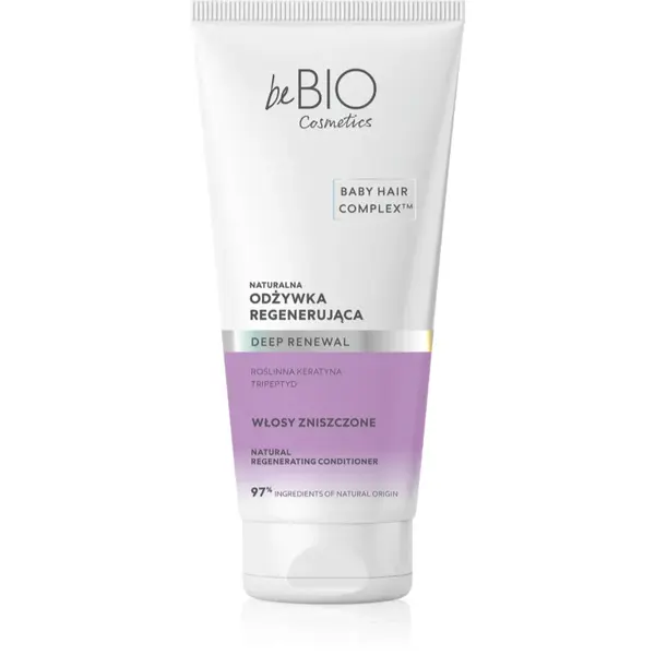 beBIO Baby Hair Complex Deep Renewal balsam regenerator pentru par deteriorat 200 ml