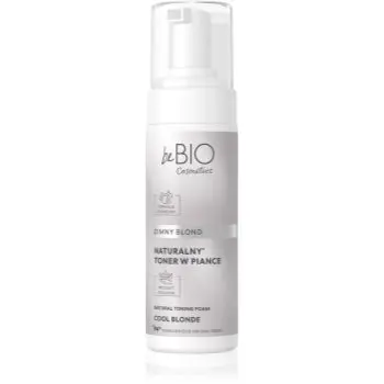 beBIO Natural Foam Toner Cool Blonde spuma tonica pentru păr