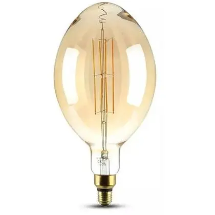 Bec cu filament LED E27 BF180 dimabil 2000K alb cald V-TAC SKU-7464