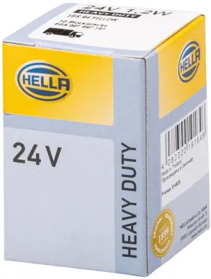 Bec cu mufa incandescent HELLA Heavy Duty 24V 8GA 007 997-191