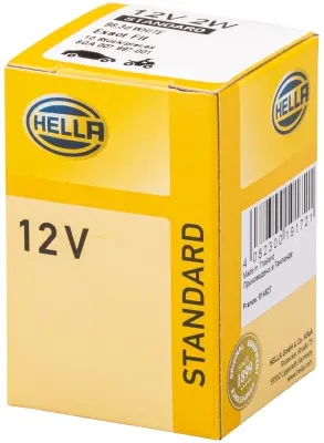Bec cu mufa incandescent HELLA Standard 12V 8GA 007 997-001