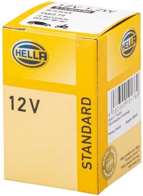 Bec cu mufa incandescent HELLA Standard B8.5d 12V 8GA 007 997-031