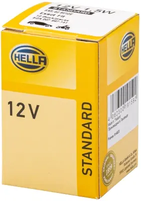Bec cu mufa incandescent HELLA Standard BX8.4d 12V 8GA 007 997-141