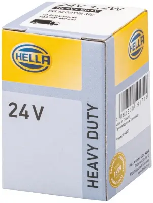 Bec cu mufa incandescent HELLA Standard BX8.5d 24V 8GA 007 997-261