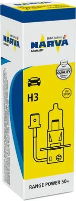 Bec, far faza lunga NARVA Range Power 50+ 483353000