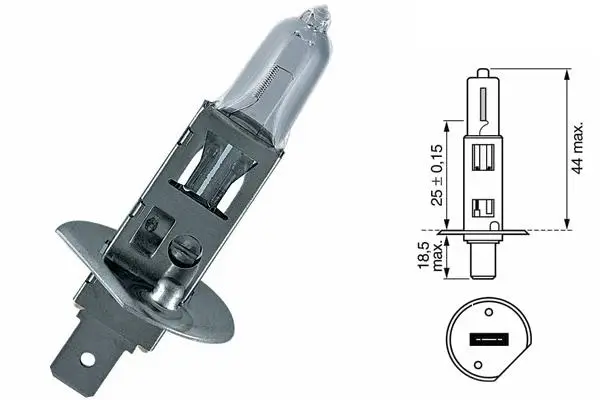 Bec far faza lunga NARVA Standard H1 12V 48320
