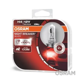 Bec far faza lunga OSRAM Night Breaker H4 12V 64193NBS-HCB