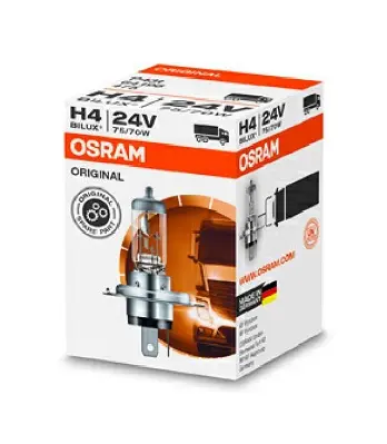 Bec, far faza lunga OSRAM Original H4 24V 64196