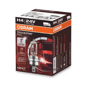 Bec far faza lunga OSRAM TRUCKSTAR PRO H4 24V 64196TSP