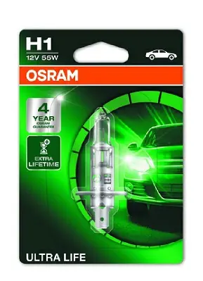 Bec far faza lunga OSRAM Ultra Life H1 12V 64150ULT-01B