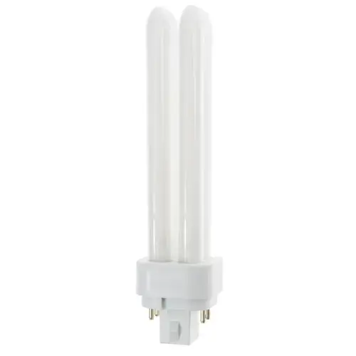 Bec fluorescenta, OSRAM, G24Q-2, 18W, 1130lm, 6500K, Alb Rece