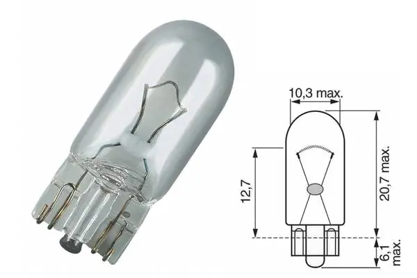 Bec iluminare compartiment motor NARVA W5W 12V 17177