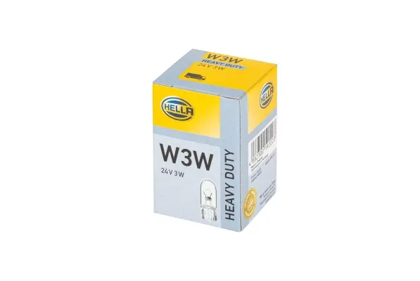 Bec incandescent HELLA Heavy Duty W3W 24V 8GP 003 594-241