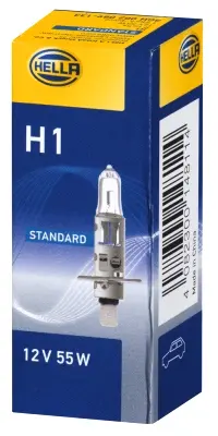 Bec incandescent HELLA Standard H1 12V 8GH 002 089-133