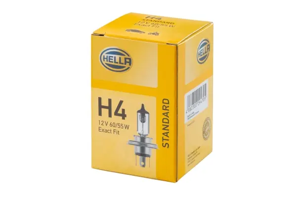 Bec incandescent HELLA Standard H4 12V 8GJ 002 525-131