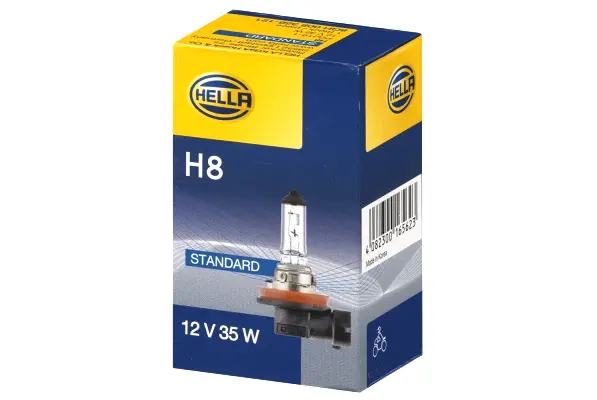 Bec incandescent HELLA Standard H8 12V 8GH 008 356-121