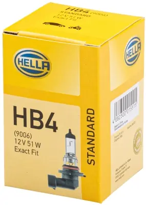 Bec incandescent HELLA Standard HB4 12V 8GH 005 636-121