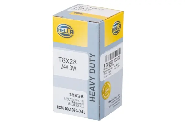 Bec incandescent HELLA SV7-8 24V 8GM 002 094-241