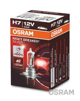 Bec incandescent, lumină de drum/de zi OSRAM Night Breaker Silver H7 12V 64210NBS