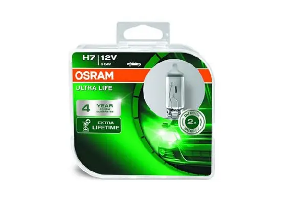 Bec incandescent, lumină de drum/de zi OSRAM Ultra Life H7 12V 64210ULT-HCB