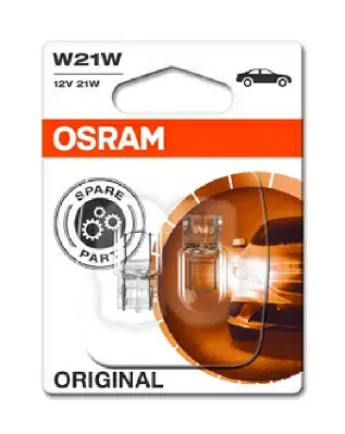 Bec incandescent, lumina de zi/ de pozitie OSRAM Original W21W 12V 7505-02B