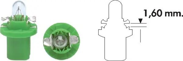 Bec incandescent MAGNETI MARELLI B2,4W 12V 002051100000