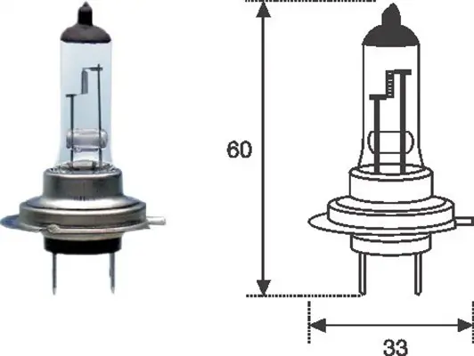 Bec incandescent MAGNETI MARELLI B2,4W 12V 003723100000