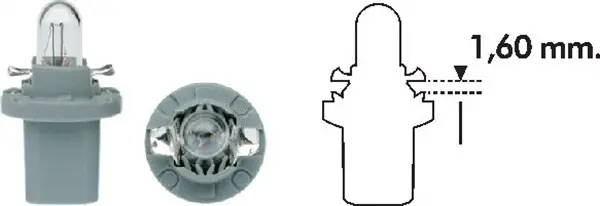 Bec incandescent MAGNETI MARELLI B8,5d 24V 003724100000