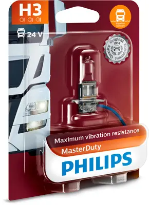 Bec incandescent PHILIPS Master Duty H3 24V 13336MDB1