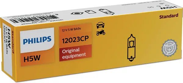 Bec incandescent PHILIPS Standard H5W 12V 12023CP