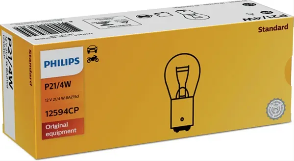 Bec incandescent PHILIPS Standard P21/4W 12V 12594CP