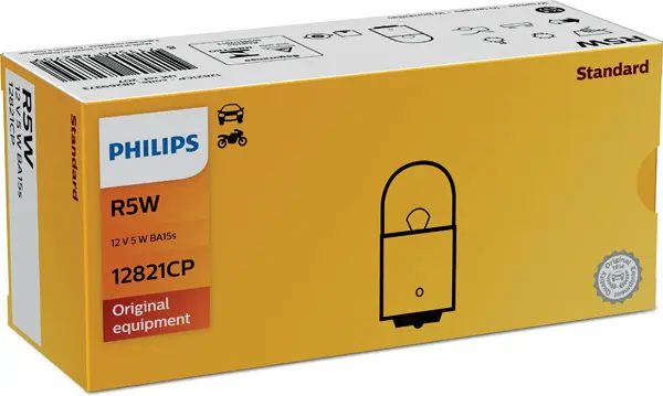 Bec incandescent PHILIPS Standard R5W 12V 12821CP