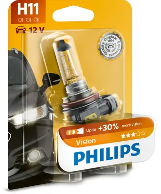 Bec incandescent PHILIPS Vision H11 12V 12362PRB1