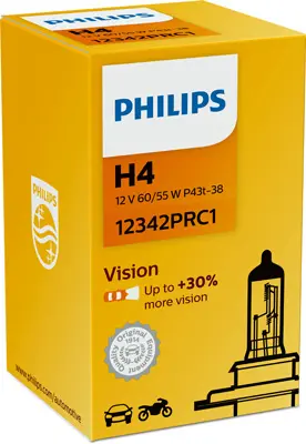 Bec incandescent PHILIPS Vision H4 12V 12342PRC1